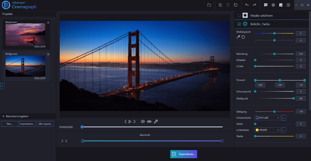 Ashampoo Cinemagraph – Produktbild