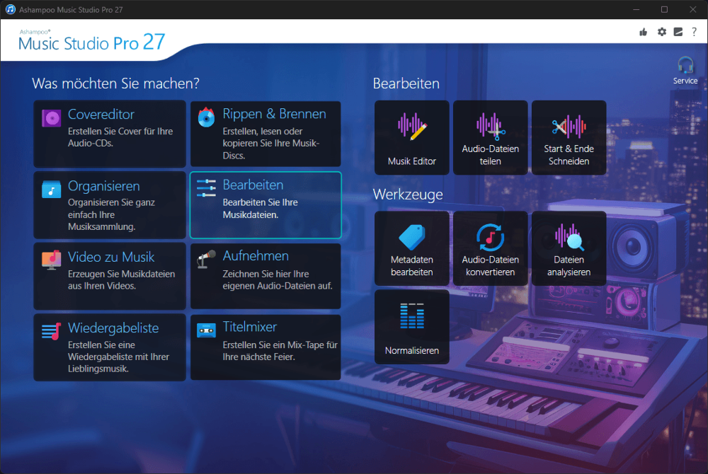 Ashampoo Music Studio Pro 27 – Produktbild