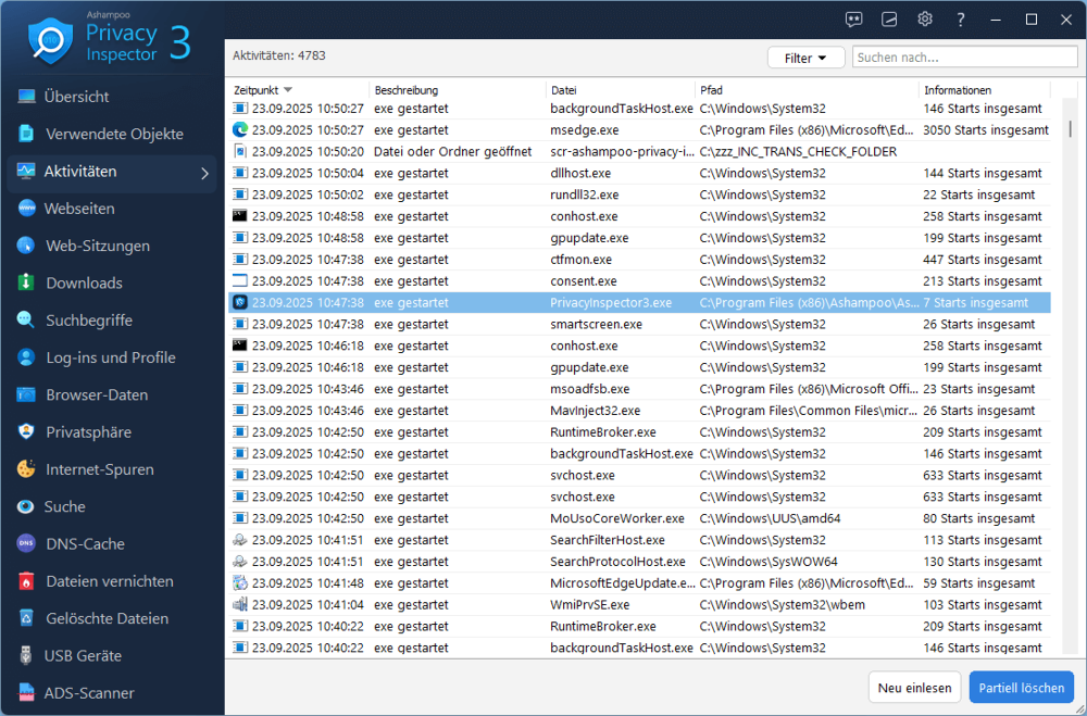 Ashampoo Privacy Inspector 3 – Produktbild