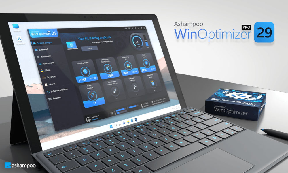 Ashampoo WinOptimizer Pro 29 – Produktbild