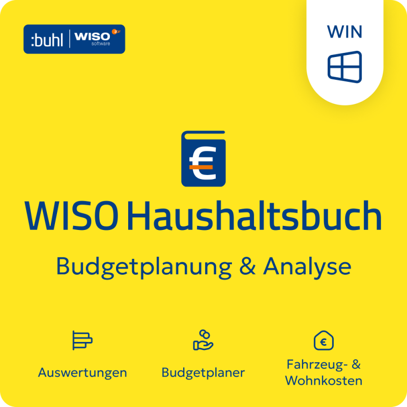 WISO Haushaltsbuch 2027 – Produktbild