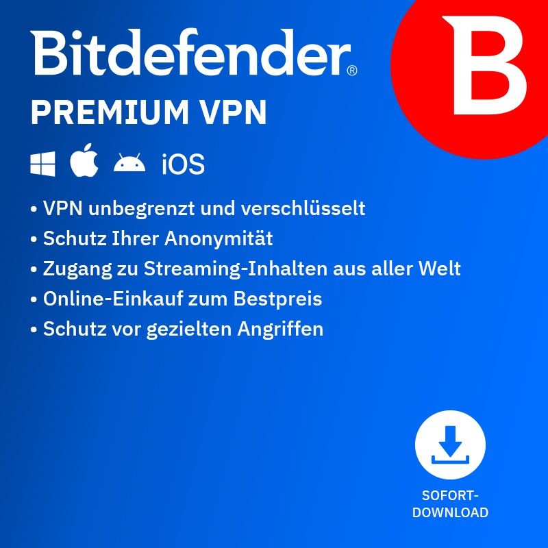 Bitdefender VPN – Produktbild