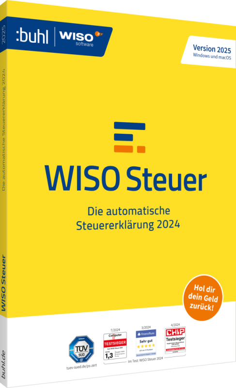 WISO Steuer 2025 (für das Steuerjahr 2024) – Produktbild