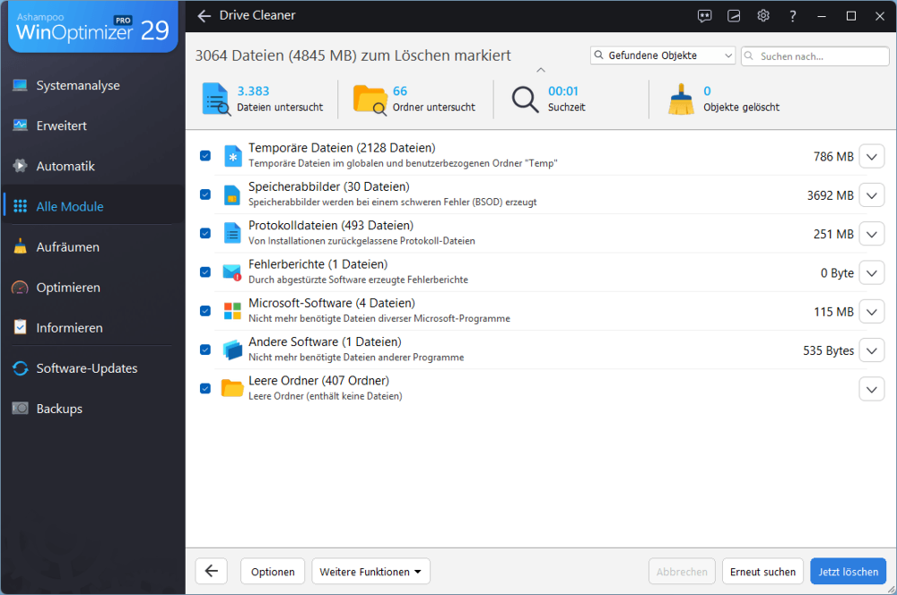 Ashampoo WinOptimizer Pro 29 – Produktbild