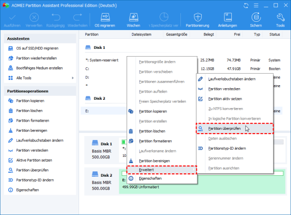 AOMEI Partition Assistant Pro – Produktbild