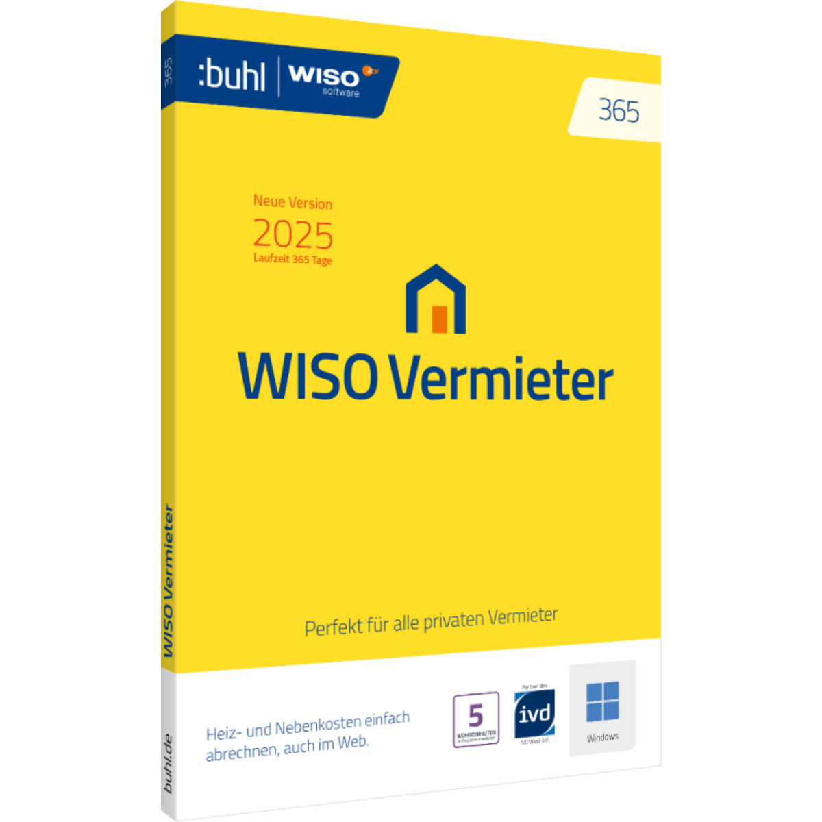 WISO Vermieter 365 (Version 2026) – Produktbild
