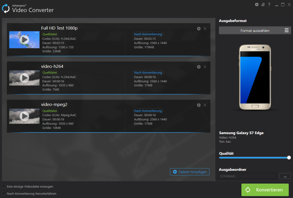 Ashampoo Video Converter – Produktbild