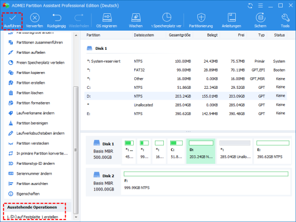AOMEI Partition Assistant Pro – Produktbild