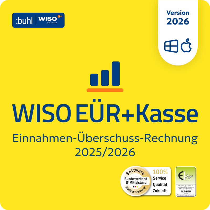 WISO EÜR & Kasse 2026 | Windows + MacOS – WISO EUR Kasse 2026 MAC WINDOWS
