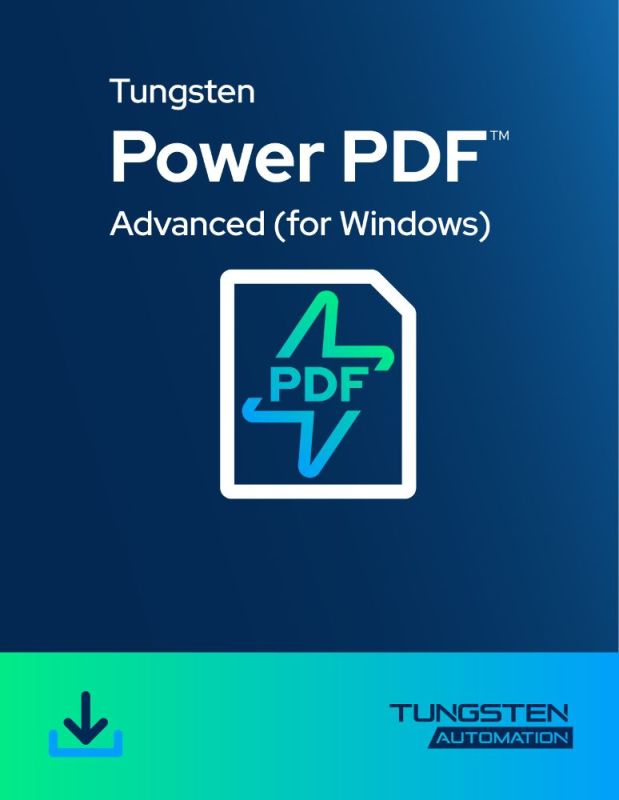 Tungsten / Kofax Power PDF Advanced 2025.3 – Produktbild