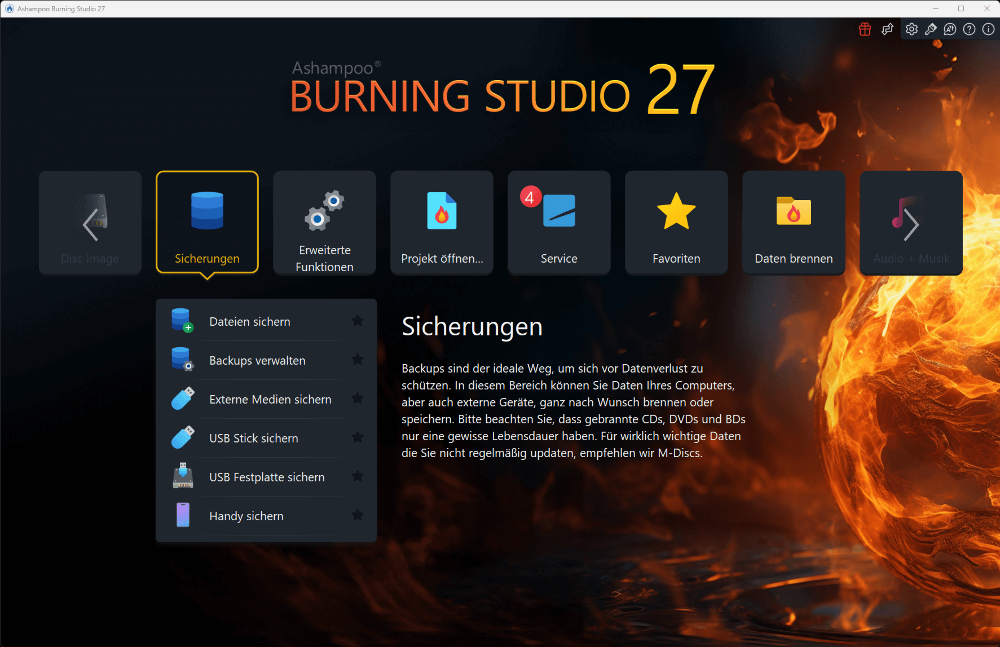 Ashampoo Burning Studio 27 – Produktbild