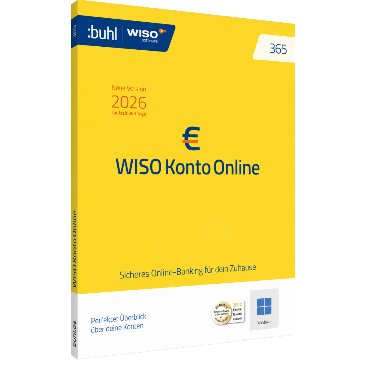 WISO Konto Online 365 (Version 2026) – Produktbild