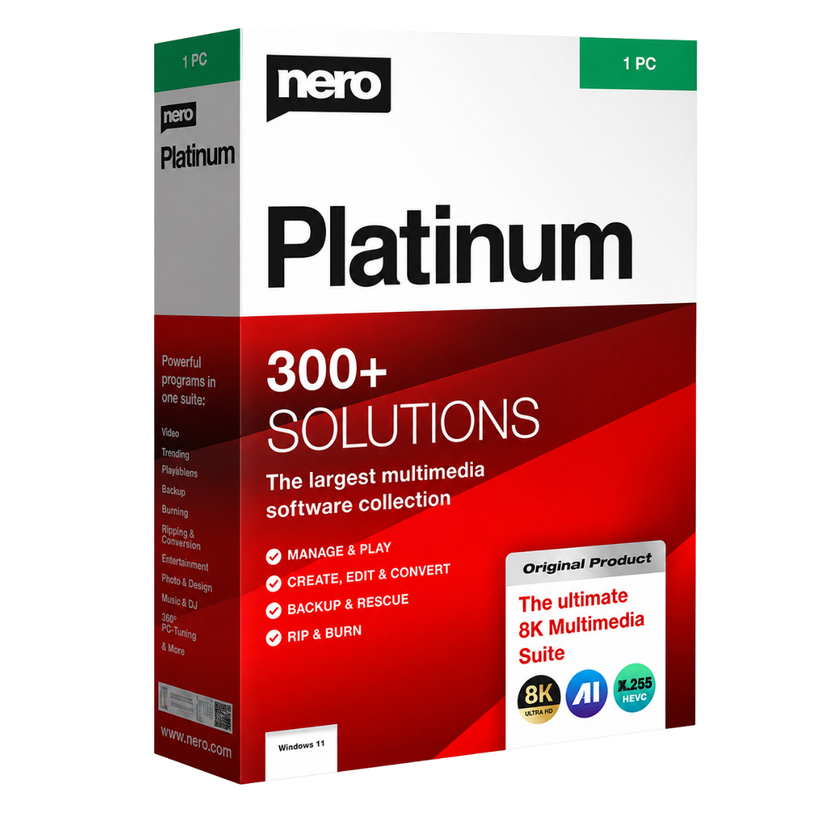 Nero Platinum Suite 2026 – Produktbild