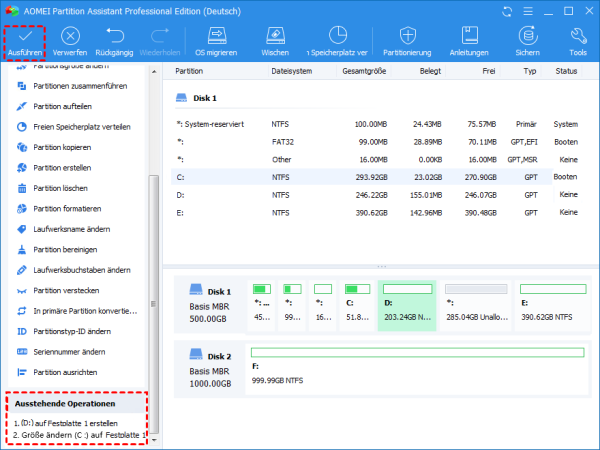 AOMEI Partition Assistant Pro – Produktbild