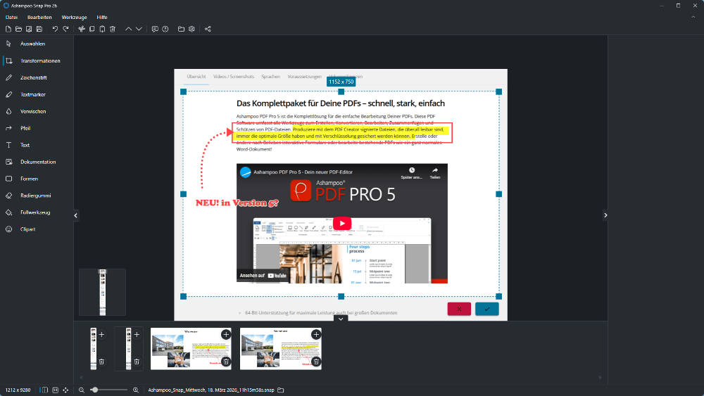 Ashampoo Snap Pro 26 – Produktbild