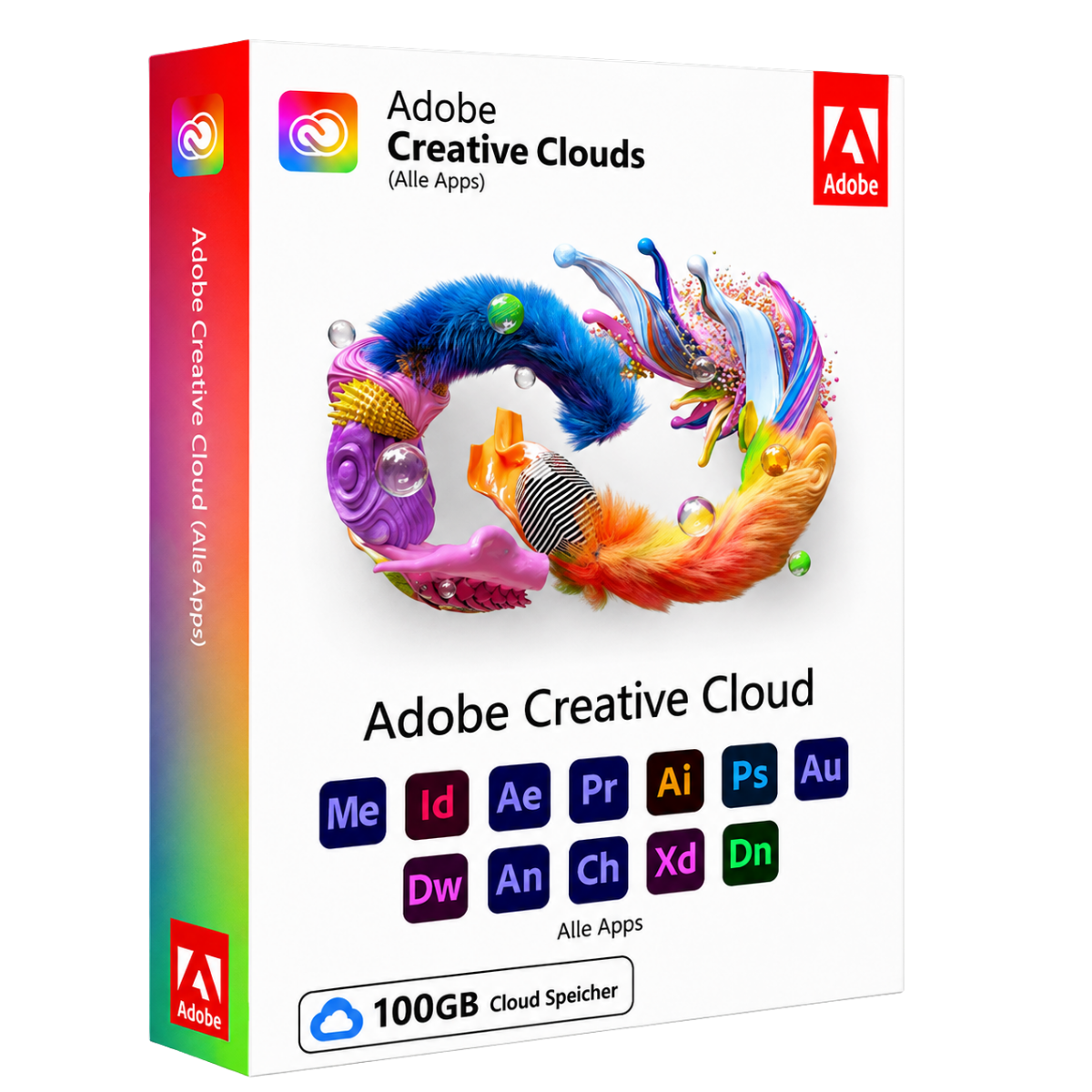 Adobe Creative Cloud - Alle Apps – Adobe cc Alle Apps 1 Jahr 100gb