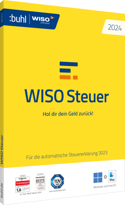WISO Steuer 2024 (für das Steuerjahr 2023) – Produktbild