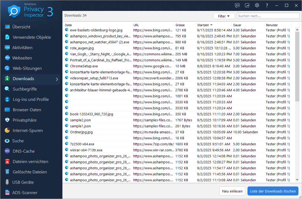 Ashampoo Privacy Inspector 3 – Produktbild