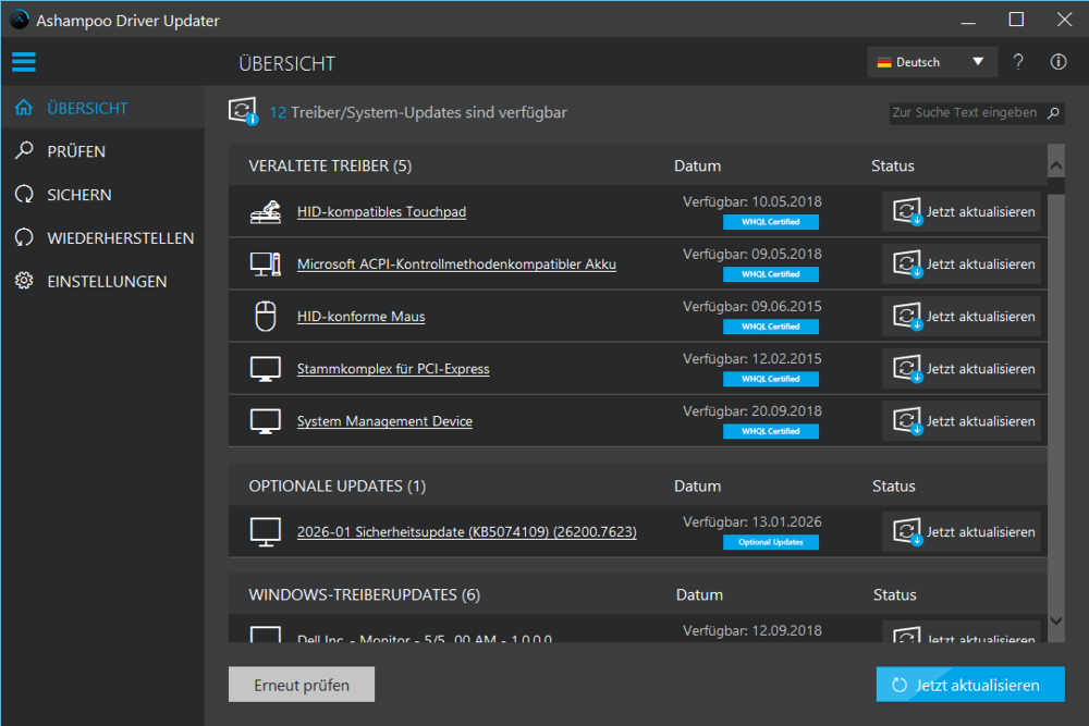 Ashampoo Driver Updater – Produktbild