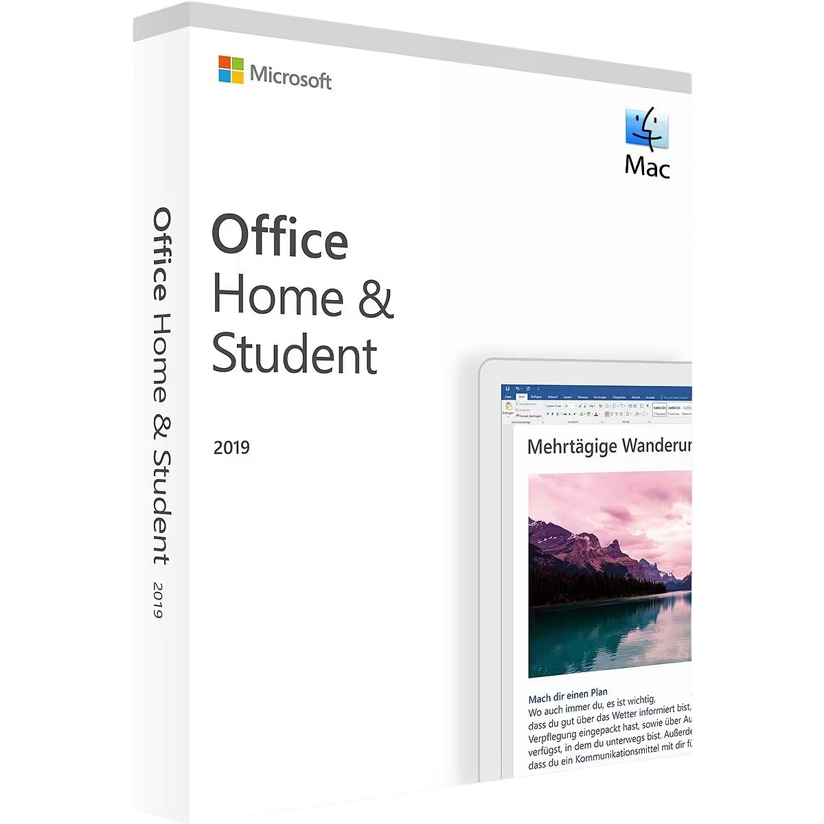 Office 2019 Home & Student für MacOS – Produktbild