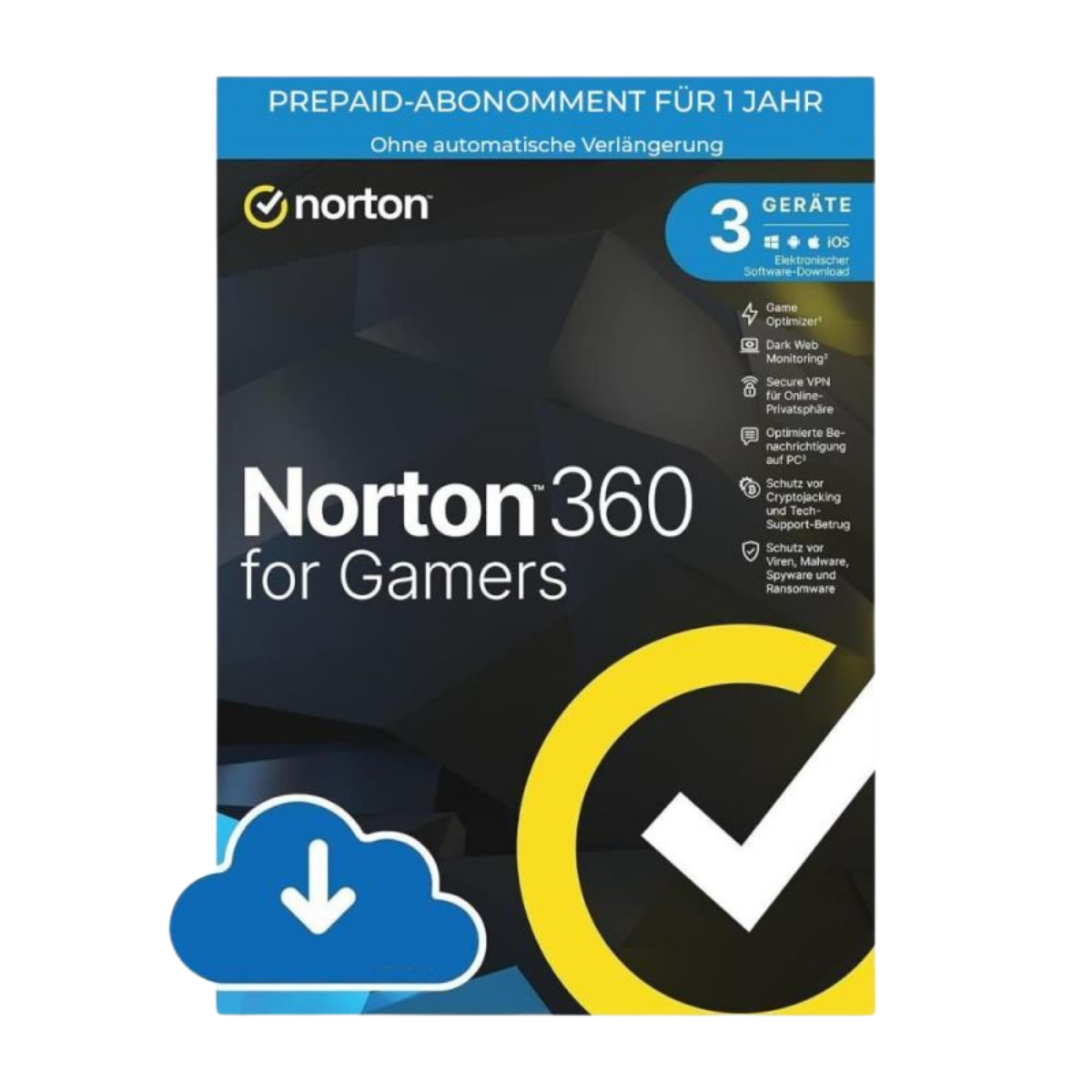 Norton 360 for Gamers inkl. 50GB – Produktbild