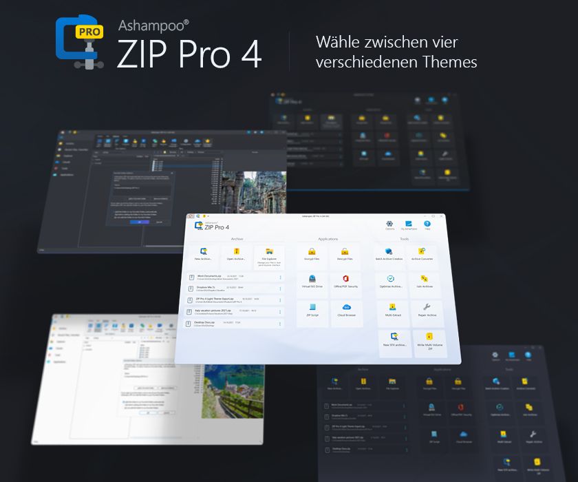 Ashampoo ZIP Pro 4 – Produktbild