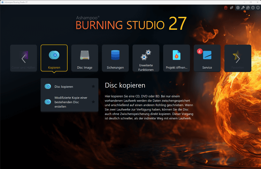 Ashampoo Burning Studio 27 – Produktbild