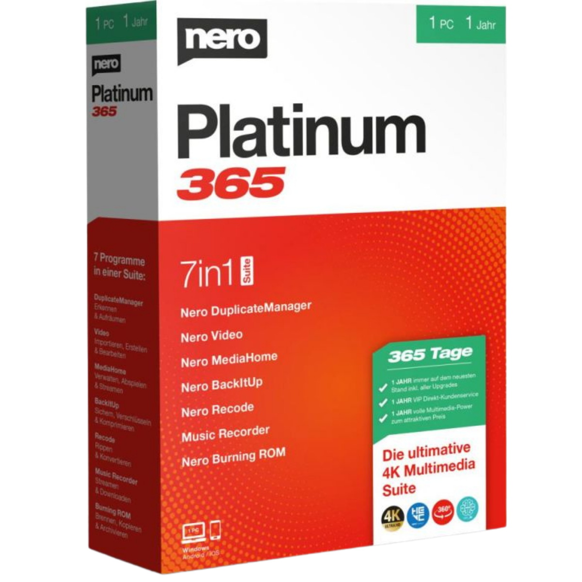 Nero Platinum 365 – Produktbild