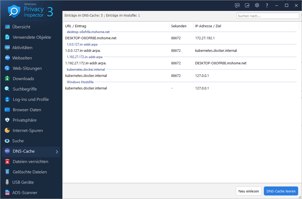 Ashampoo Privacy Inspector 3 – Produktbild
