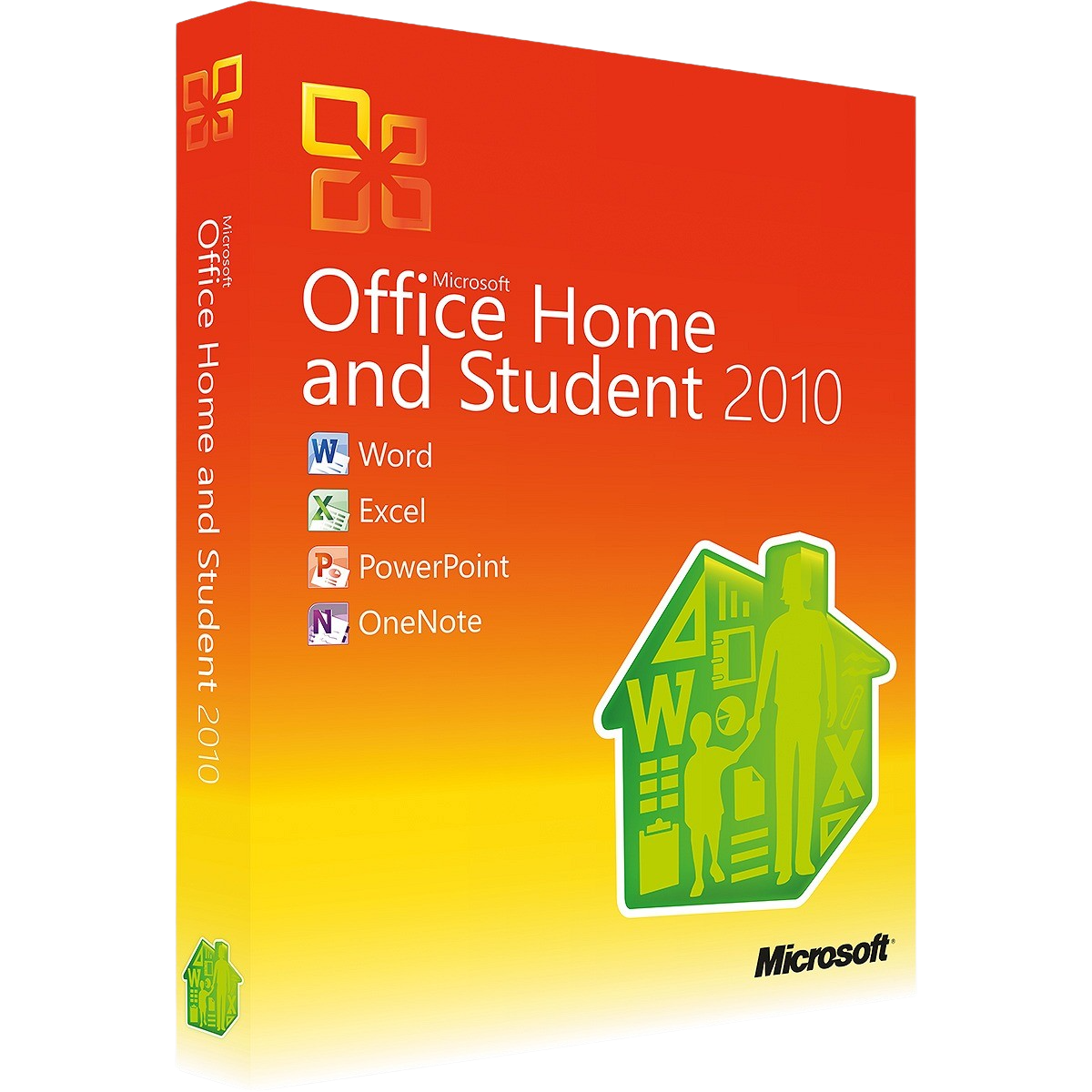 Office 2010 Home & Student – Produktbild