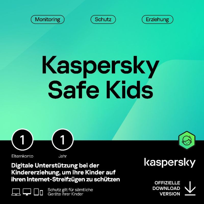 Product Media: Kaspersky Safe Kids 1 Geraet 1 Jahr