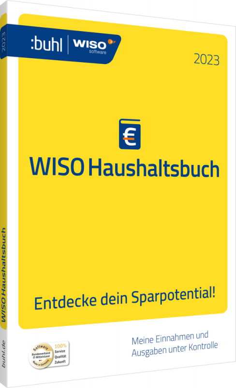 WISO Haushaltsbuch 2023 – Produktbild