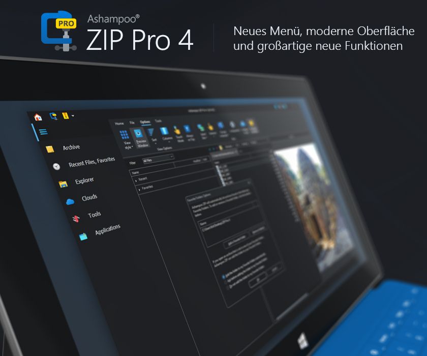 Ashampoo ZIP Pro 4 – Produktbild