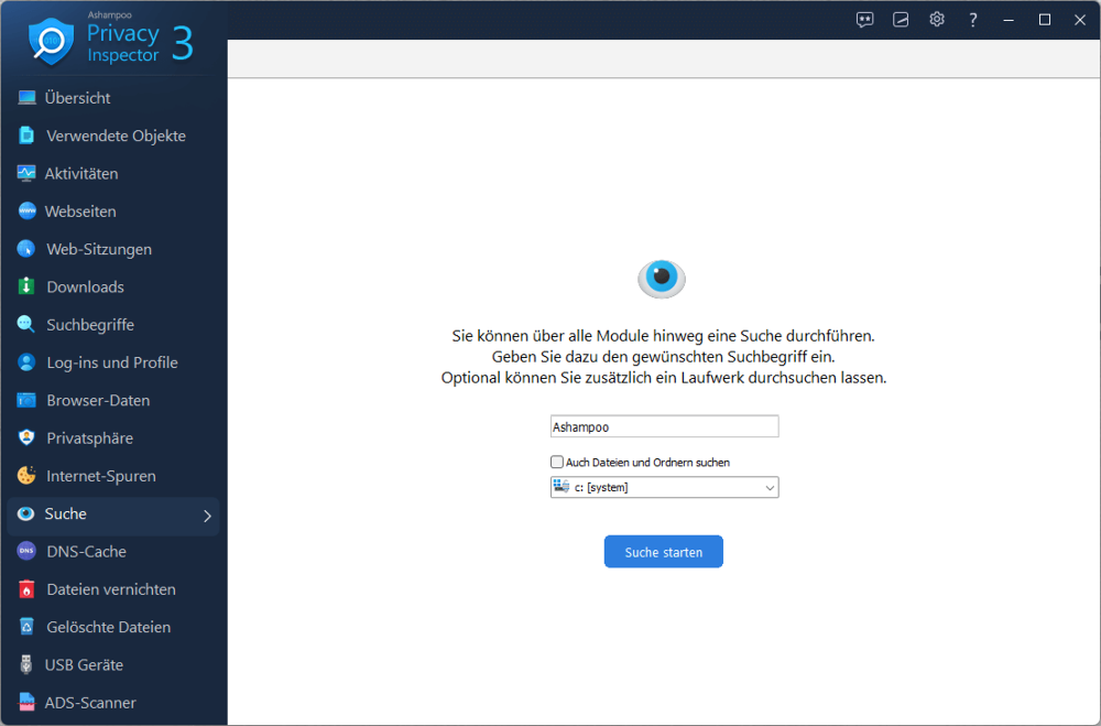 Ashampoo Privacy Inspector 3 – Produktbild