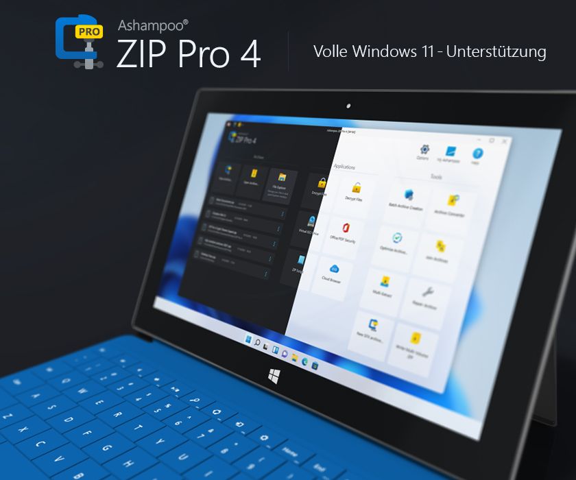 Ashampoo ZIP Pro 4 – Produktbild