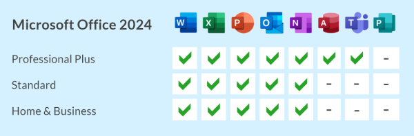 Office 2024 Professional Plus – Produktbild